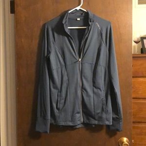 Under amour semi fitted grey jacket